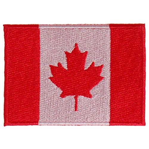 Strijkapplicatie 8x6cm vlag Canada