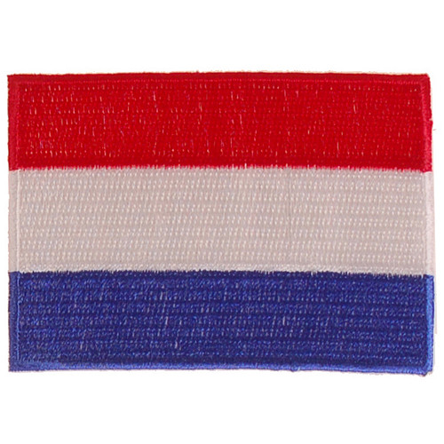 Strijkapplicatie 8x6cm vlag Nederland