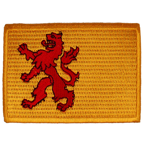 Strijkapplicatie/Patch - Vlag Zuid-Holland - 8x6cm 