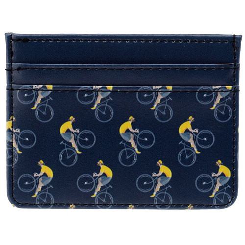 Kaarthouder Wielrenners Gele Trui - Stoffen RFID-Bescherming - 7,5x10x0,2cm