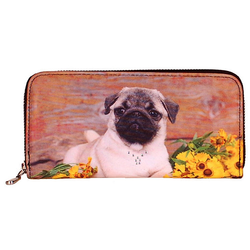 Portemonnee groot Mopshond