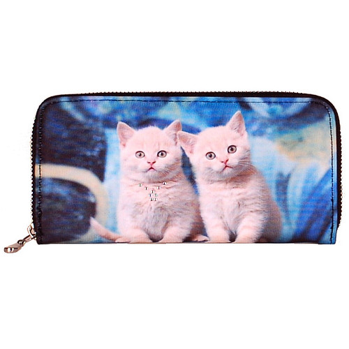 Portemonnee groot poesjes/kittens