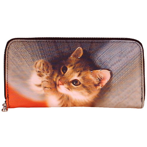 Portemonnee groot poesje/kitten