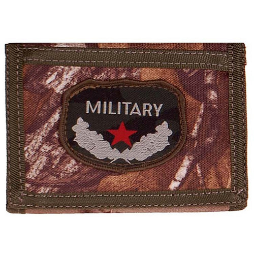 Portemonnee Camo/Bush met embleem Military