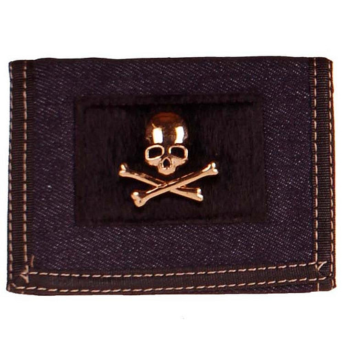 Portemonnee Jeans met doodshoofd