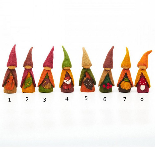 Bospoppetje Vilt - 14 cm