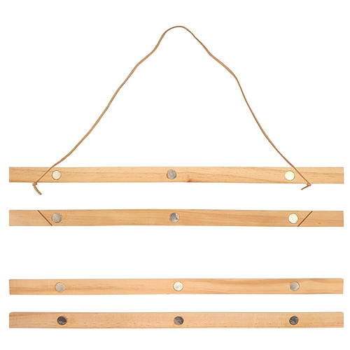 Magnetische Posterhouder - Ophangen Diamond Painting & Schilderen op Nummer - Duurzaam & Onbehandeld Hout - 41cm