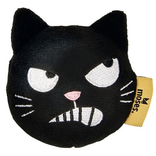 Anti stressbal Ed the Cat - Zwart stof - Grrr