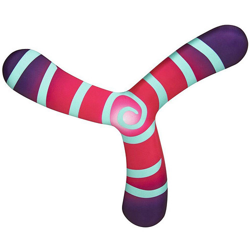 Boemerang - Rood/Paars - EVA Kunststof - 23cm