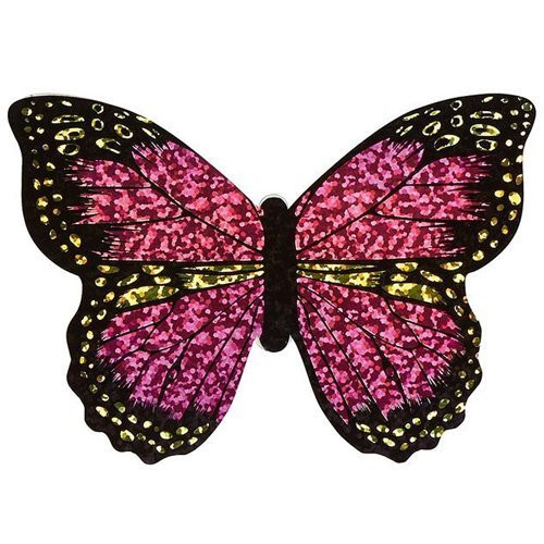 Mini-vlieger Vlinder - 10x7cm - Glitters Roze