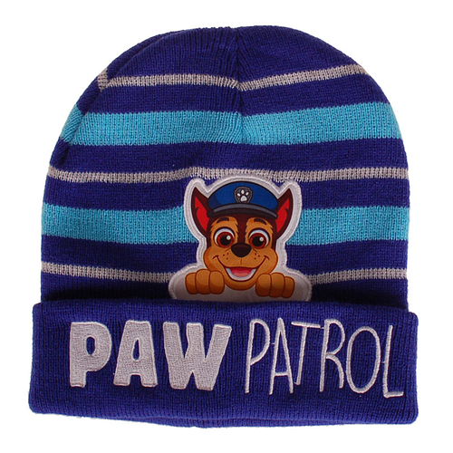 Muts Paw Patrol Chase - Blauw Gestreept - Commandomuts - Omslag - Kindermaat