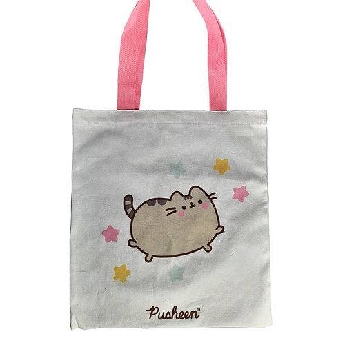 Tas Shopper - Pusheen the Cat - Pusheen & Sterretjes - Herbruikbaar - 39.5x37.5cm