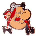Badge Asterix & Obelix Emaille - Obelix - 4x4cm
