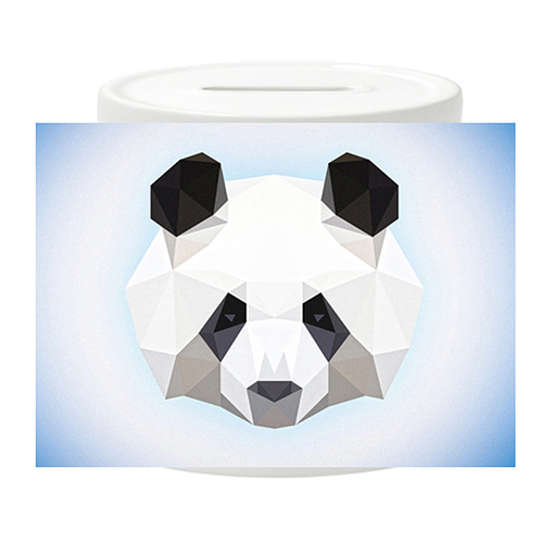 Spaarpot - Panda Digitale Illustratie