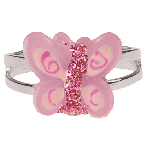 Ringetje vlinder roze