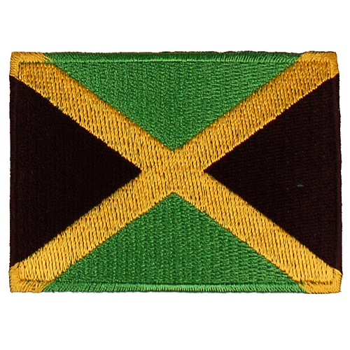 Strijkapplicatie/Patch - Vlag Jamaica - 8x6cm 