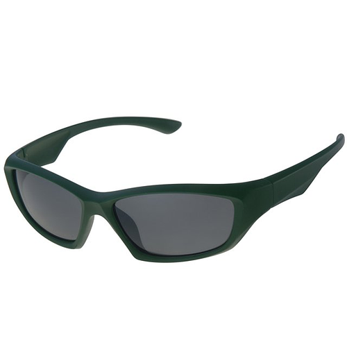 Jongenszonnebril kunststof groen sportmodel 5-8jr - 100% UV cat 3