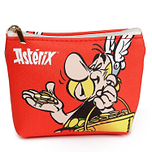 Klein portemonneetje Asterix rood - 11x9cm