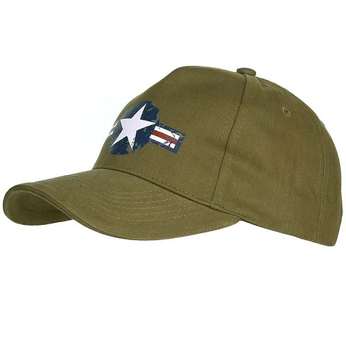 Baseballcap US Air Force - USAF WWII ster - Groen