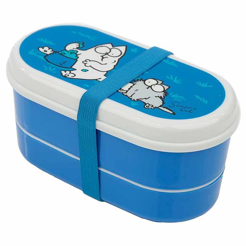  Japanse lunchbox/Bento box - Simon's Cat blauw