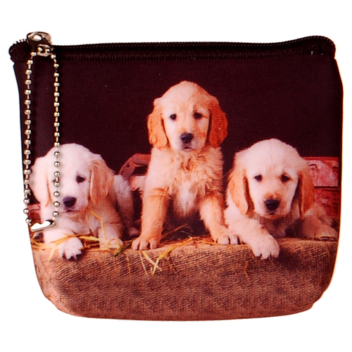 Kleine portemonnee Golden Retriever pups