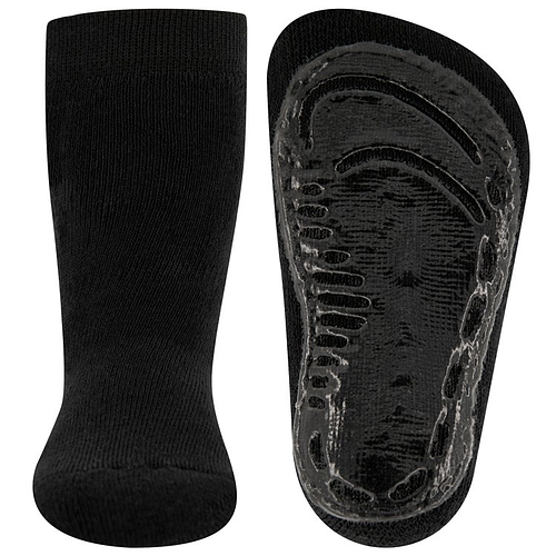 Antislip sokken effen zwart