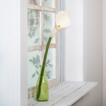 Bloem Vilt - Calla Wit - Groen met Wit - 50cm - Fairtrade Homedeco