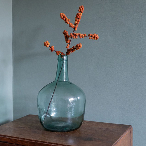 Vilt - Tak met Besjes - Ilex Hulst - Oranje - 50cm - Fairtrade Homedeco