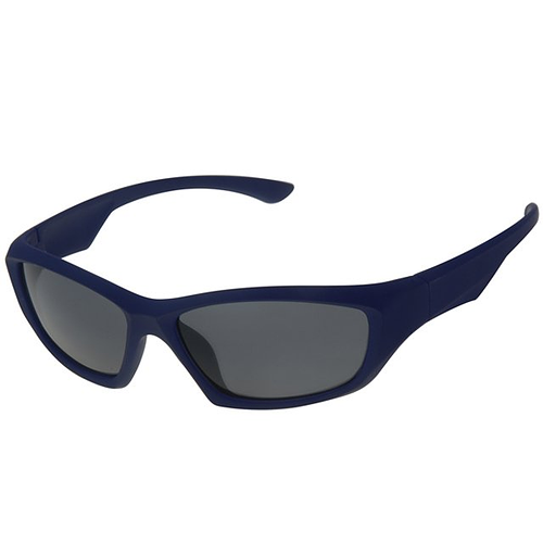 Jongenszonnebril kunststof donkerblauw sportmodel 5-8jr - 100% UV cat 3