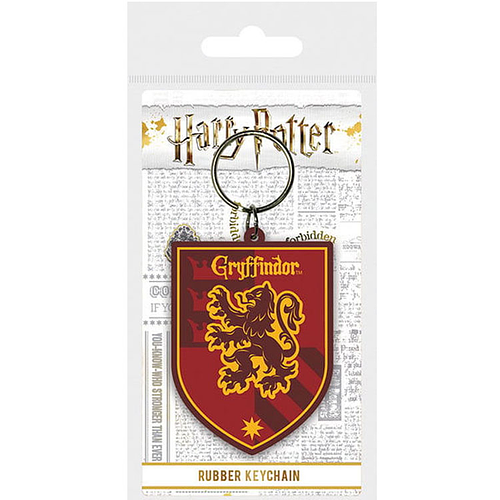 Sleutelhanger / Tashanger - Harry Potter Gryffindor Schild/Embleem - PVC - 6x4,5cm