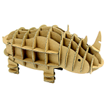 3D Model Karton Puzzel - Neushoorn - DIY Hobby Knutsellen - 15x7.5x6.5cm