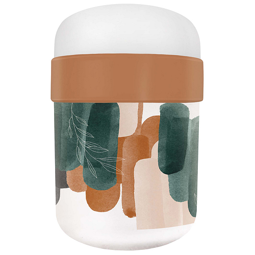 BioLoco Lunchbeker PLA - Abstracte Aarde - Twee delen - 500 en 200ml