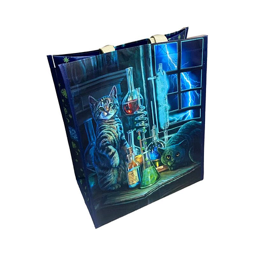 Boodschappentas/Shopper - Lisa Parker - Jekyll and Hyde Cats - Duurzaam - 33x39x17cm
