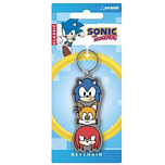 Sleutelhanger / Tashanger - Sonic the Hedgehog Classis - Sonic & Tails & Knuckles - PVC - 7x3cm