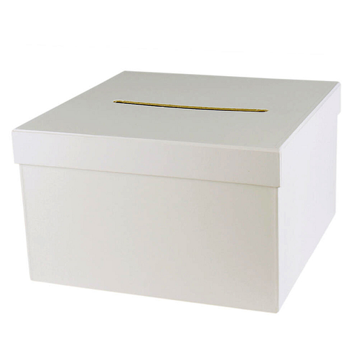 Enveloppen Doos Wit Karton Vierkant - Creatief & Hobby & DIY - Duurzaam - 24.5x24.5x15cm