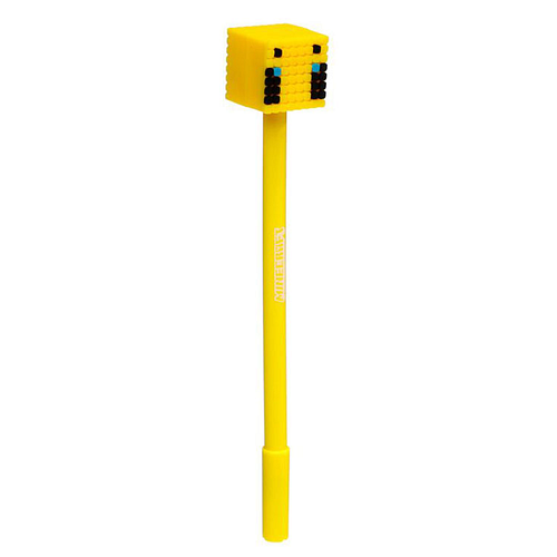 Pen/Fijnschrijver Zwart- Minecraft - Bee/Bij - Geel&Zwart - 18x2x2cm