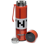 Thermosfles Minecraft TNT met Digitale Thermometer - Rood - 450ml