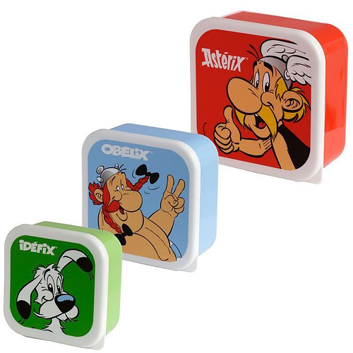 Set van 3 lunchtrommels - Asterix