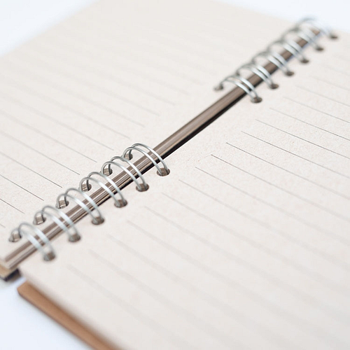 Navulling voor Notebook MDF 3d kaft A6- gelinieerd