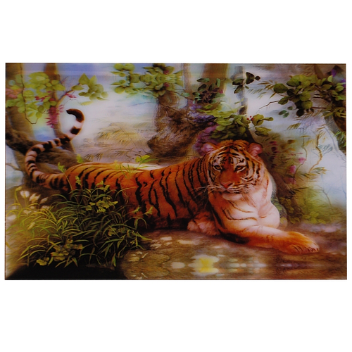 3-d poster tijger