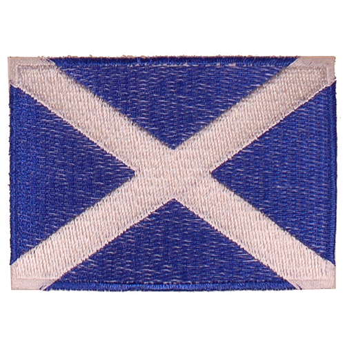 Strijkapplicatie/Patch - Vlag Schotland - 8x6cm 